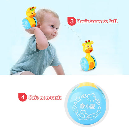 Baby Rattle Tumbler Doll | Musical Bell | Educational Toy for Infants