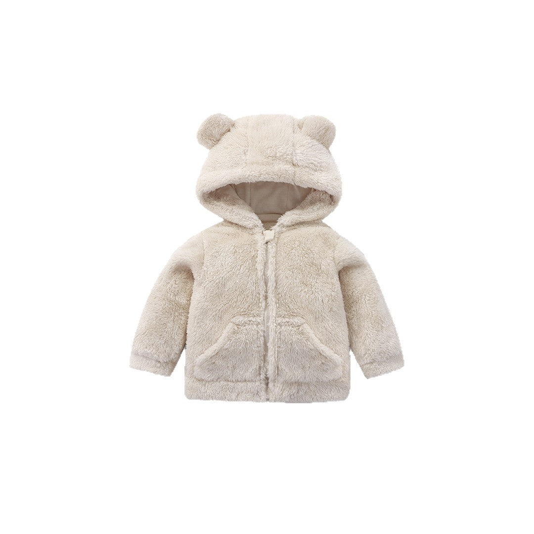 Kids Fleece Zip-Up Hoodie | Warm Winter Jacket for Boys & Girls Ages 2–6