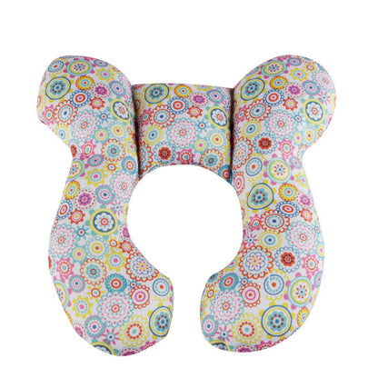Baby Head Support Pillow U-Shaped Neck & Head Protection Cushion for Newborns Stroller Car Seat