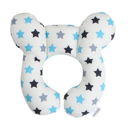 Baby Head Support Pillow U-Shaped Neck & Head Protection Cushion for Newborns Stroller Car Seat