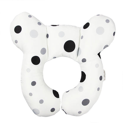 Baby Head Support Pillow U-Shaped Neck & Head Protection Cushion for Newborns Stroller Car Seat