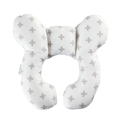 Baby Head Support Pillow U-Shaped Neck & Head Protection Cushion for Newborns Stroller Car Seat