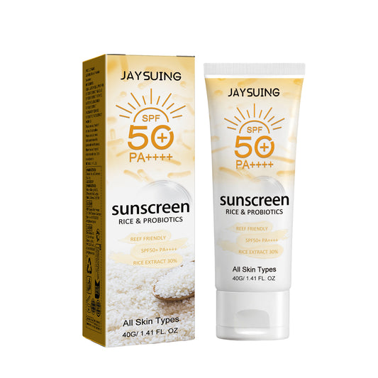 Organic Rice Cream | UV Protection & Moisturizing Sunscreen