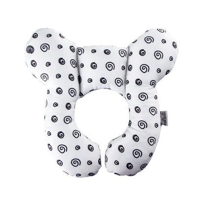Baby Head Support Pillow U-Shaped Neck & Head Protection Cushion for Newborns Stroller Car Seat