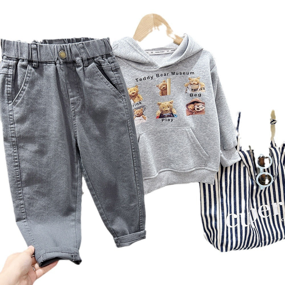 Kids Cargo Pants Boys Casual Spring Long Pants 100-150cm