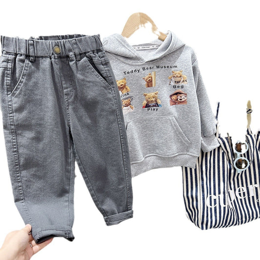 Kids Cargo Pants Boys Casual Spring Long Pants 100-150cm