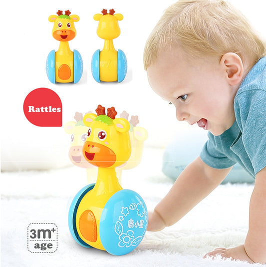 Baby Rattle Tumbler Doll | Musical Bell | Educational Toy for Infants