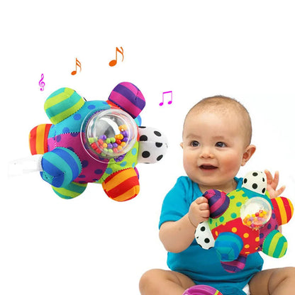 Baby Rattle Toy Ball | Sensory Grip & Bell | Infant Toy