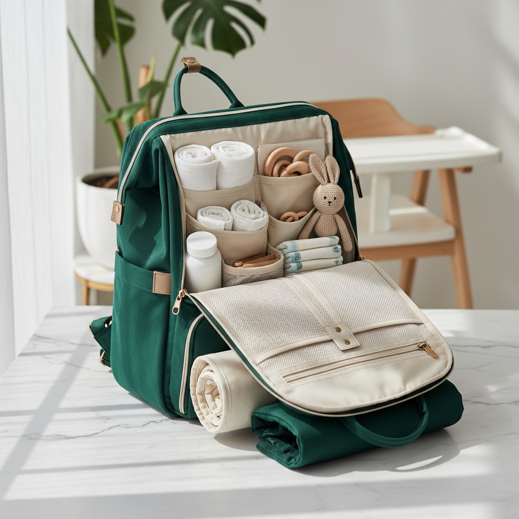 Green Diaper Bag